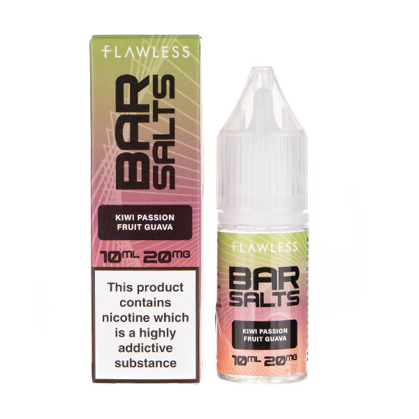 Kiwi Passion Fruit Guava Nic Salt E-Liquid by Flawless Bar Salts