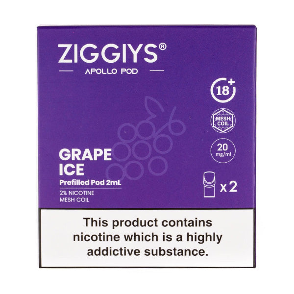 Grape Ice Apollo Prefilled Pods by ...